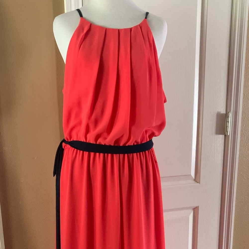 BNWT IZ BYER maxi dress, size XL, coral